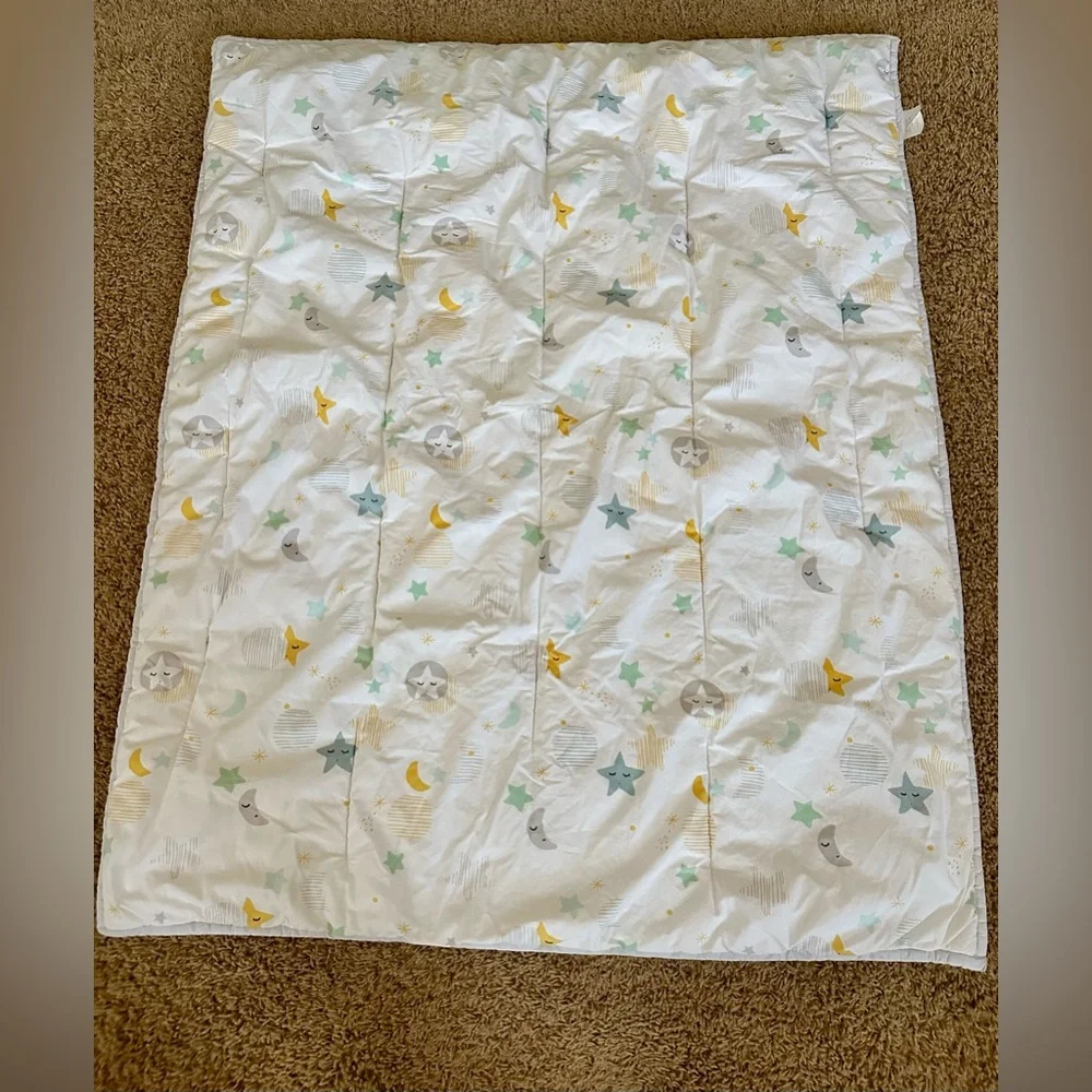 HTF Land of Nod Nightfall Bedding & Changing Pad Cover